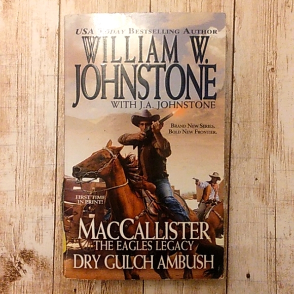 4 Paperback book lot:  Westerns by William W. Johnstone & Matt Braun (J2) - Picture 4 of 6